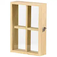 Cadre double face pour fleurs séchées 30cm - Taille L