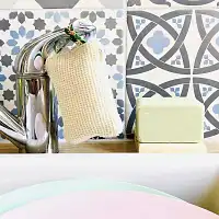 Eponge lavable et réutilisable en tissu - Vert