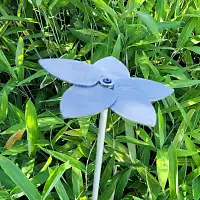 Fleur décorative en acier corten - Campanule