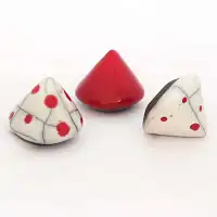 Capuchon blanc rouge x3 - Protege yeux pour tuteur  Capuchon blanc rouge x3 - Protege yeux pour tuteur