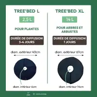 Coussin d'arrosage Tree'Bed L pour plantes et massifs - 2,5L (3 à 4 jours d'autonomie)