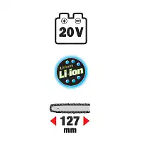 Mini tronçonneuse électrique à batterie 20V - R-BAT20 Ribimex (sans batterie ni chargeur)