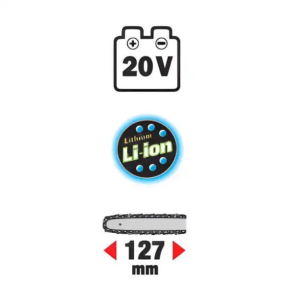 caracteristiques elagueuse RBAT20