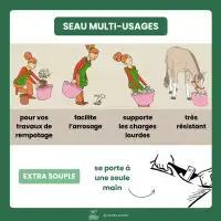 Baquet - Seau souple de jardin