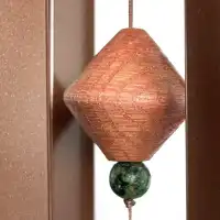 Carillon à vent turquoise H.66cm