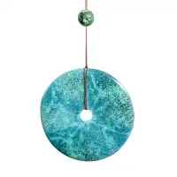 Carillon à vent turquoise H.66cm