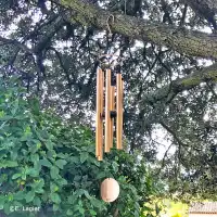 Carillon à vent 71cm en aluminium cuivré, rosegold