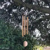 Carillon auréole à suspendre - cuivre