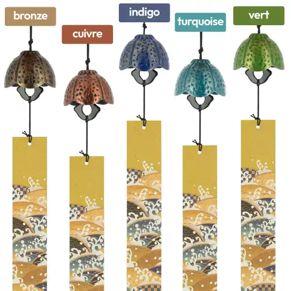 carillon japonais furin clochette multi couleur
