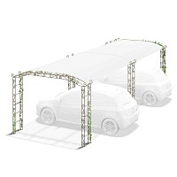 Carport 2 voitures Pagode 24.6m2