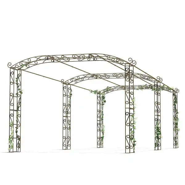 carport double vue bas