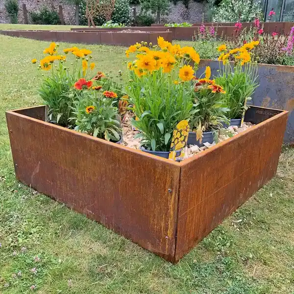 carre potager corten