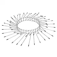 Barrière anti chat - protection tronc d'arbre 66 cm