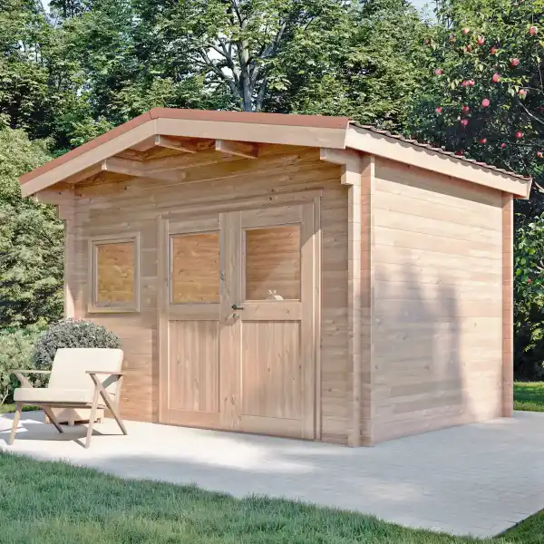 chalet jardin bois 12m2