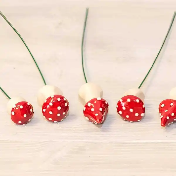 champignon deco tige