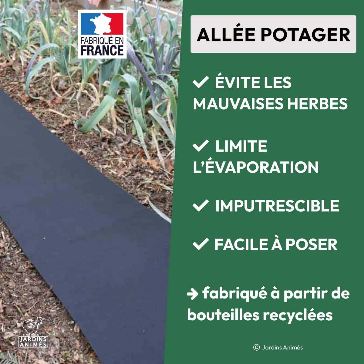 chemin potager feutre imputrescible