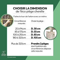Eco Piège contre chenille processionnaire du pin écorce