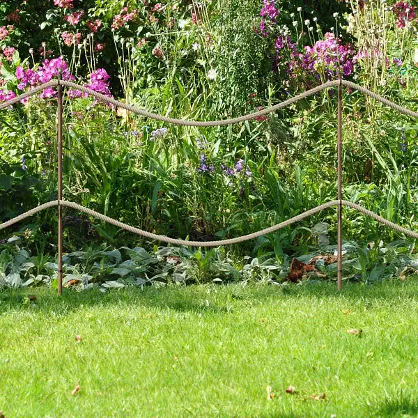 cloture corde jardin fleur  cloture corde jardin fleur