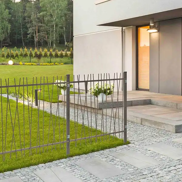cloture jardin barreaudage marron cloture jardin barreaudage marron