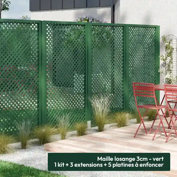 cloture premium mitoyenne maille losange majesta