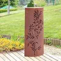 Colonnes décoratives en métal pour le jardin