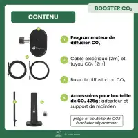 Kit booster CO2 pour piège à moustiques extérieur Biogents - protection jusqu'à 700m2