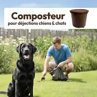 Composteur à déjections Chiens et Chats Bokashi