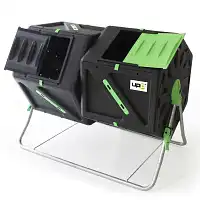 Composteur rotatif 2 chambres - 210 litres (2 x 105L)