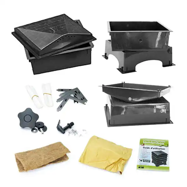 contenu kit lombricomposteur lombribox