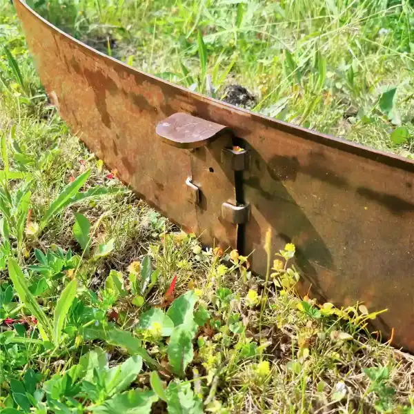 courbe bordure corten