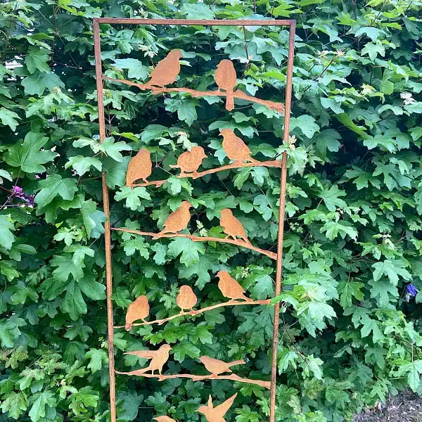 deco oiseau metal rouille deco oiseau metal rouille