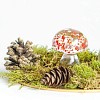 Champignon décoratif en verre soufflé - Amanite