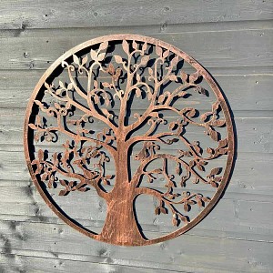 Fllyingu Arbre De Vie En Bois 30 Cm – Décoration Murale Spirituelle Et Zen, Symbole Positif Pour Maison, Méditation, Yoga