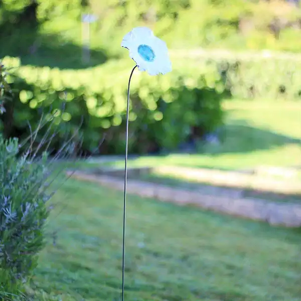 decoration jardin fleur ceramique