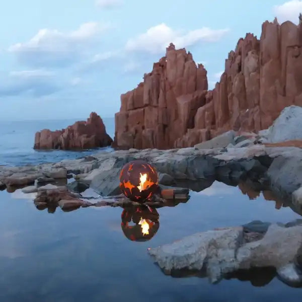 decoration metal nuit bougie