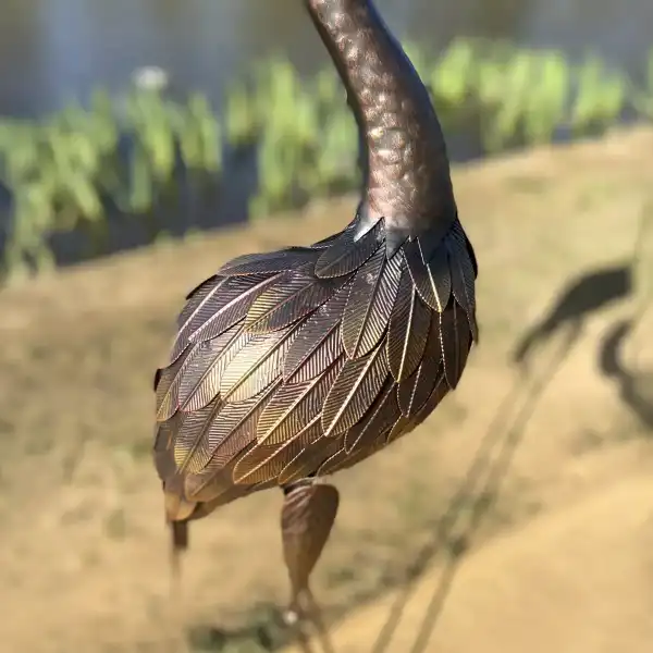 details plumes heron deco