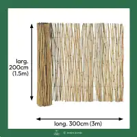 Canisse de bambou fendu 200 x 300cm