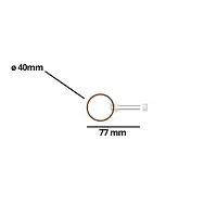 Anneau pour corde diamètre 4 cm
