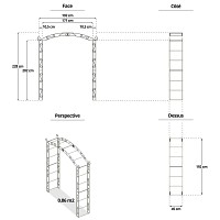 Arche Pagode 2.20m