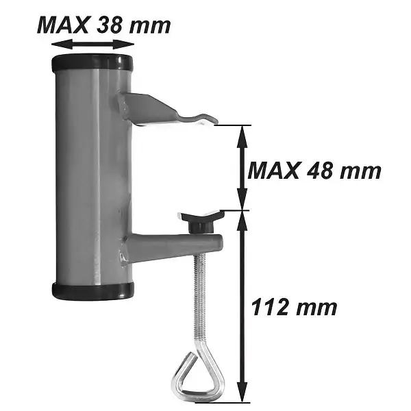 dimensions attache parasol balcon