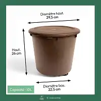 Composteur à déjections Chiens et Chats Bokashi