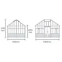 Pavillon de jardin en bois Grand Glasshouse Gabriel Ash  Pavillon de jardin en bois Grand Glasshouse Gabriel Ash