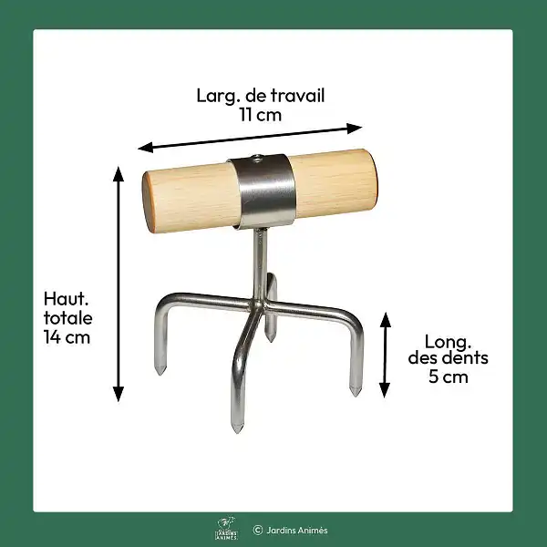 dimensions griffe artisanale jardin