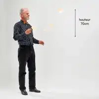 Mobile décoratif Drifting Clouds Flensted, fabrication artisanale - L.43 x H.70cm