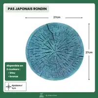 Pas japonais Rondin en fonte - Bronze