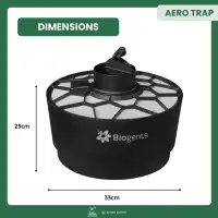 Piège à moustiques extérieur Biogents AERO TRAP - sans CO2, protection jusqu'à 300m2
