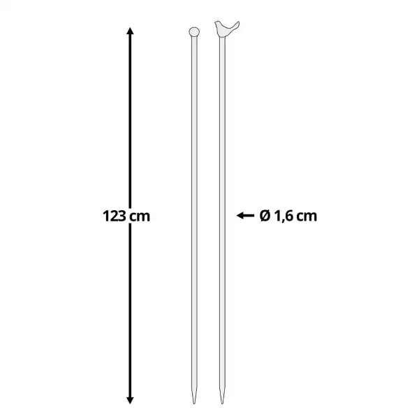 dimensions piquet cloture pratic