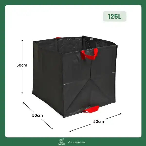 dimensions sac vegetaux 125 litres