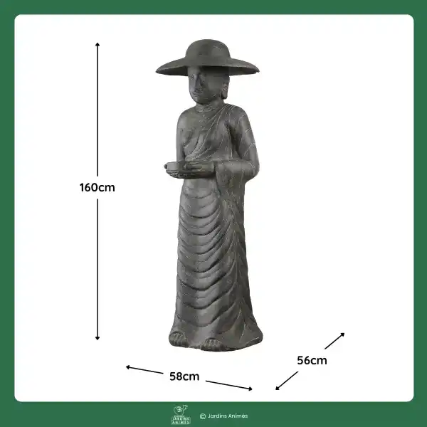 dimensions statue fermiere coreenne