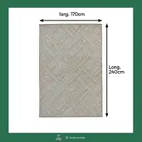 Tapis d'extérieur en laine synthétique CHICAGO - L.240 x l.170 cm